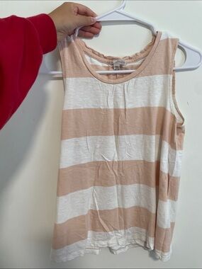 2 GAP Striped Tank Top - Blush, White